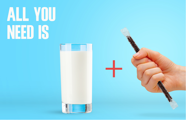 All You Need Is Milk and Quick Milk Magic Straw in Qatar